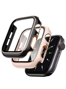 Apple Watch Case Cover, Full Coverage & Seamless Protective Case Compatible With Apple Watch - Black - View 1