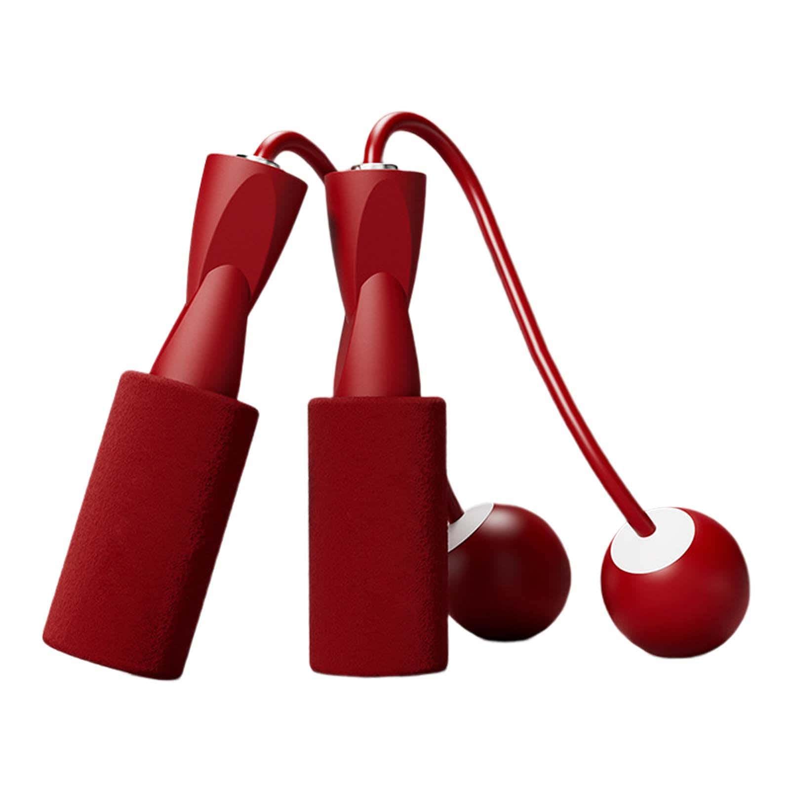 2024最新1對跳繩無線健身運動舉重球重力跳繩室內外兩用跳繩