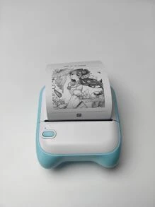 A31 Blue Label Maker Portable Printer 2d Mini HD Photo Printers Impresoras Thermal Paper Labeller - Blue - View 5