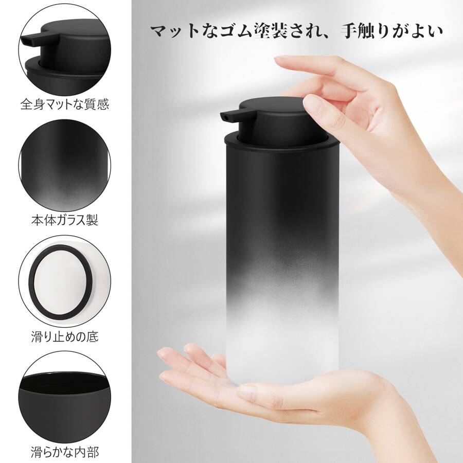 Foam Hand Soap Dispenser Bathroom Lotion Hand Pump Dispenser White