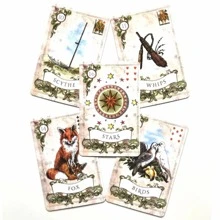 老式勒諾曼塔羅牌占卜牌娛樂聚會棋盤遊戲支持直運 38 張/盒 - 彩色 - 查看 4