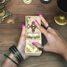 老式勒諾曼塔羅牌占卜牌娛樂聚會棋盤遊戲支持直運 38 張/盒 - 彩色 - 查看 5