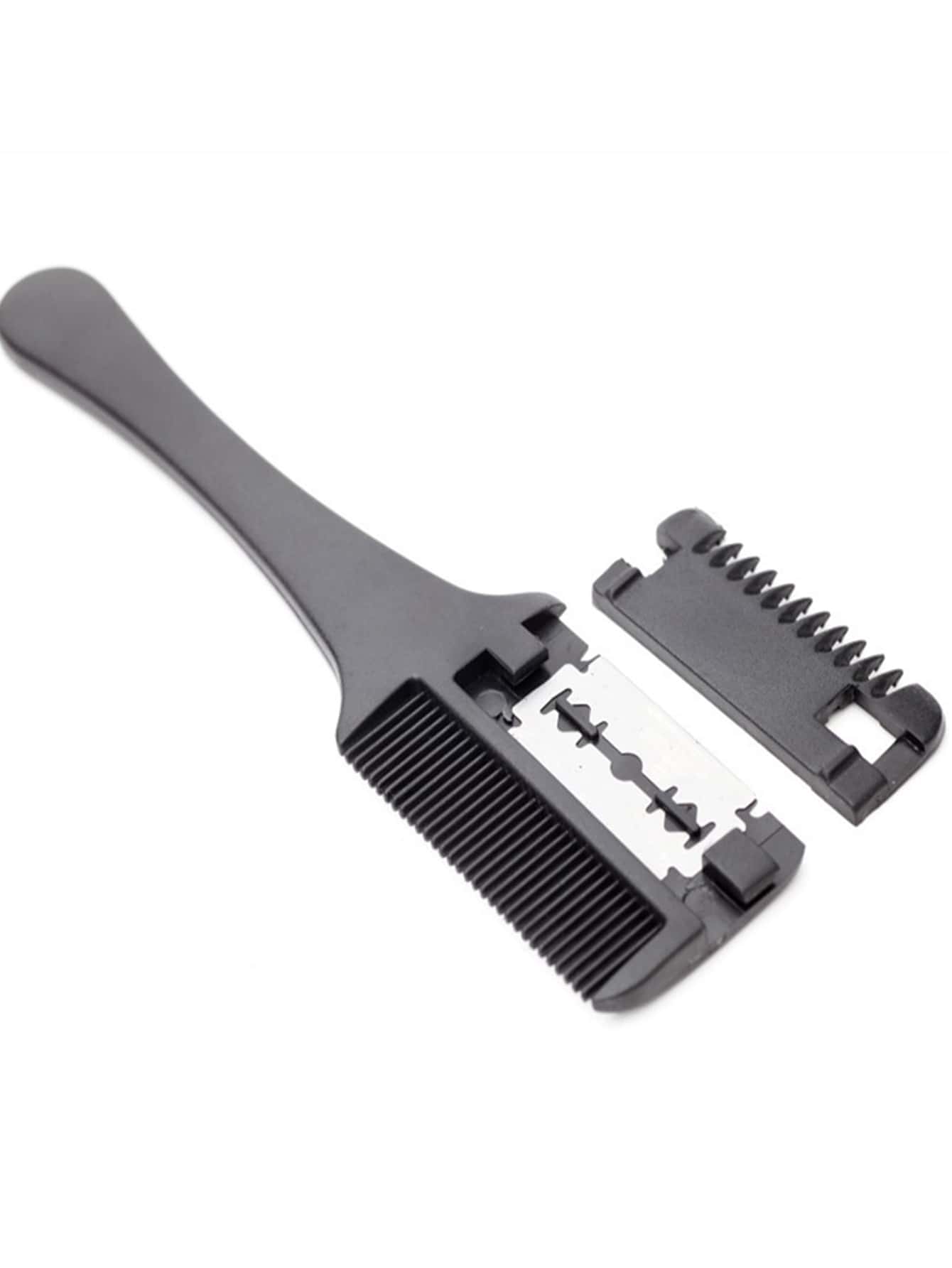 Hair Thinning Comb Hair Razors Cutting Comb Hair Cutting Tools For Home Barber - Black - View 1
