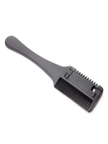 Hair Thinning Comb Hair Razors Cutting Comb Hair Cutting Tools For Home Barber - Black - View 2