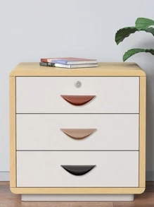 2入組廚房櫥櫃抽屜把手,膠黏劑塑膠拉手柄不附帶鑽孔 - 黑色 - 查看 10