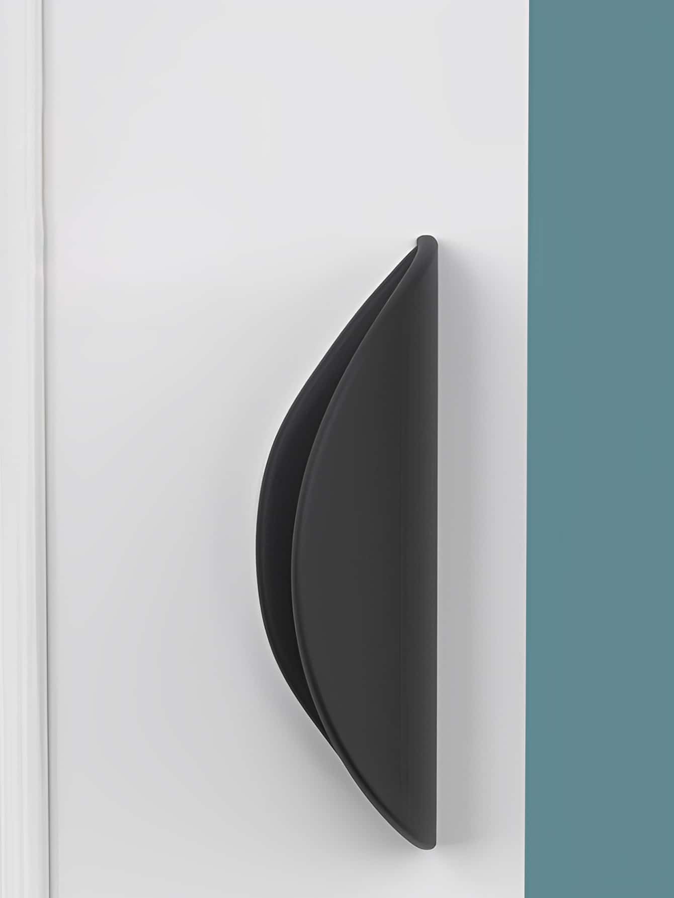 2pcs/set Selfadhesive Plastic Handles For Drawers, No Drilling