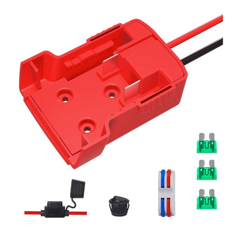 Power Wheels Adapter For Milwaukee Battery M18, 18V Power Wheels