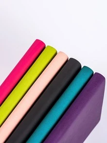 1 pieza al azar suave Funda A5 de arcoíris ribete dulce Cuaderno - Multicolor - Ver 4