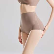 1入組孕婦灰色的高腰腹部支撐內衣 - 卡其色 - 查看 3