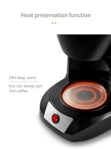 SOKANY 1台插入式12杯全自動濃縮咖啡機,950瓦大功率,高壓萃取,持久保溫,可拆卸,易於清潔,最多可沖泡12杯 - 黑色 - 查看 6