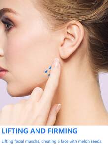 120pcs/set V Line Facial Slimming Strap, Invisible Face Lifting Stickers For Reducing Double Chin, Firming, Anti-wrinkle To Create V-shaped Face Line - Clear - View 6