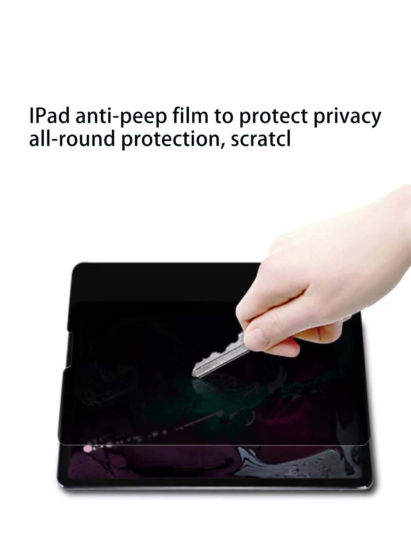 1pc IPad10/IPadpro11 Horizontal Privacy Screen Protector 180° AntiPeek
