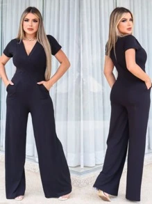 Women Jumpsuits - Black - View 1