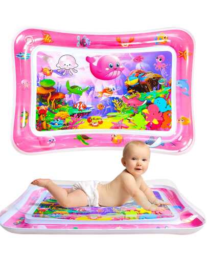 1 Stück rosa Wal Säugling Krabbelhilfe, lustiges Baby Weihnachtsgeschenk geeignet für Neugeborene im Alter von 3-6-9 Monaten