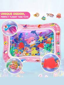 1件粉色鲸鱼婴儿爬行垫，可爱的圣诞礼物玩具，适合3-6-9个月的新生儿