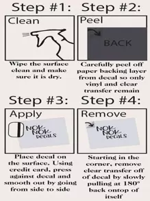 Flower Pattern Car Mirror Sticker - White - View 5