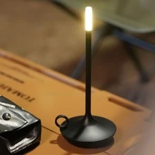 Black Table Lamp, Suitable For Bedroom Desktop - Black - View 5