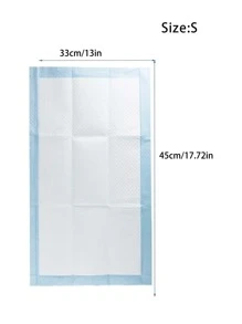 5入組吸水寵物墊,防水狗狗&貓小狗訓練墊,速乾表面紙尿褲適用於,旅行,和,英寸(小) - 藍色 - 查看 5