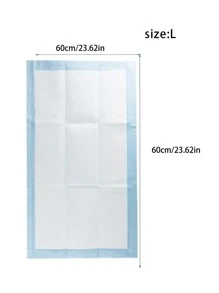 5入組吸水寵物墊,防水狗狗&貓小狗訓練墊,速乾表面紙尿褲適用於,旅行,和,英寸(小) - 藍色 - 查看 3