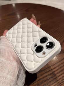 Apple Creative Simple Heart Shaped Transparent Leather Soft Phone Case Compatible With Iphone 16 Pro Max/16 Pro/16/16 Plus/15/15 Pro/15 Pro Max/15 Plus/11/12/13/14 Pro Max/XS/XR/11 Pro/11 Pro Max/12 Pro/12 Pro Max/13 Pro/13 Pro Max/7 Plus/14 Pro/14 Pro Max/14 Plus/7 Plus/8 Plus/8/SE2, Women Waterproof Shockproof Anti-Fall Scratch Resistant - White - View 5