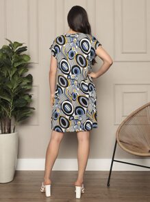 Women Dresses - 藏蓝色 - 查看 2