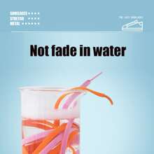 DIEKLSJFK 1 Pair No Tie Elastic Shoelaces, Navy Blue, Anti-loose Polyester, Quick And Easy To Install, Suitable For Sports Shoes - Navy Blue - View 3