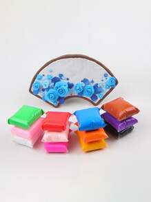 12 件超轻粘土造型 DIY 玩具套装，随机颜色玩具面团模具工具，适合儿童 - 彩色 - 查看 3