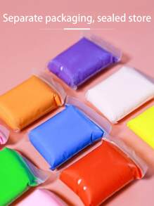 12 件超轻粘土造型 DIY 玩具套装，随机颜色玩具面团模具工具，适合儿童 - 彩色 - 查看 5