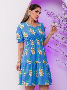Women Dresses - 淺藍色 - 查看 3