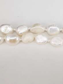 Natural White 7-8mm Baroque Freshwater Pearl 120cm Sweater Necklace One Strand Wedding Jewelry Bridal Jewelry - White - View 3