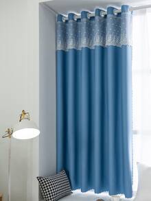 Xanh Rèm cửa Với Tấm che nắng , Chống nắng Và Trang trí ren Thiết kế Đối với Hiện đại Phòng khách & Phòng ngủ Đồ trang trí - Màu xanh lam - Xem 11
