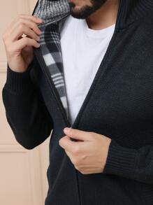 Men Cardigans - כחול נייבי - ראה 5