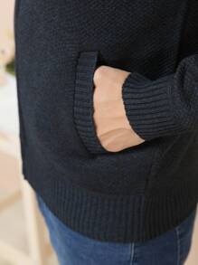 Men Cardigans - כחול נייבי - ראה 6