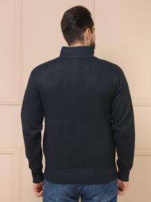 Men Cardigans - כחול נייבי - ראה 4