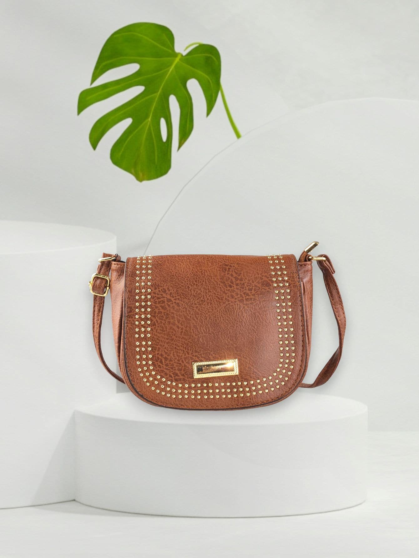 Women Crossbody - 棕色 - 查看 1