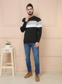 Men Sweaters - màu đen - Xem 6