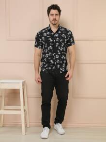 Men Shirts - 黑色 - 查看 2