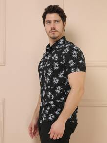 Men Shirts - 黑色 - 查看 4