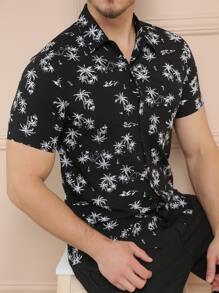 Men Shirts - 黑色 - 查看 6