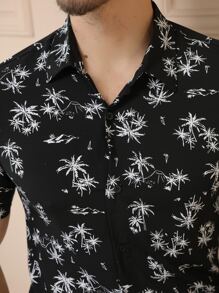 Men Shirts - 黑色 - 查看 7