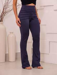 Women Pants - Màu xanh hải quân - Xem 3
