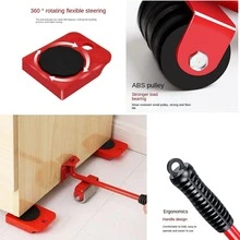 Moving Essential Tool Heavy Object Mover - Red - View 3