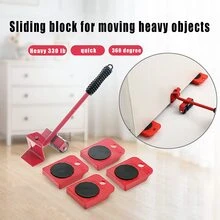 Moving Essential Tool Heavy Object Mover - Red - View 7