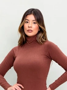 Women T-Shirts - 鏽棕色 - 查看 1