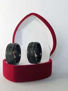 Ring Sets - 黑色 - 查看 4