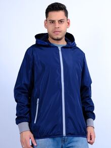 Men Jackets & Coats - 藍色 - 查看 3