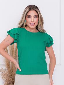 Women T-Shirts - 綠色 - 查看 4