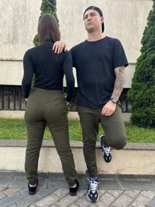 Men Pants - xanh quân đội - Xem 3