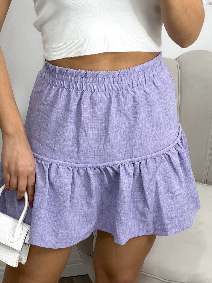 Women Skirts - Màu tím hoa cà - Xem 1