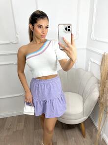 Women Skirts - Màu tím hoa cà - Xem 3